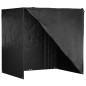 vidaXL Abdeckungen für Schaukelbank 2 Stk. 12 Ösen 220x177x220 cm