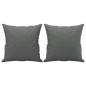 vidaXL 2-Sitzer-Sofa mit Zierkissen Dunkelgrau 120 cm Stoff vidaXL 2-Sitzer-Sofa mit Zierkissen Dunkelgrau 120 cm Stoff