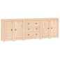 vidaXL Sideboard 230x35x80 cm Massivholz Kiefer vidaXL Sideboard 230x35x80 cm Massivholz Kiefer