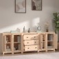 vidaXL Sideboard 230x35x80 cm Massivholz Kiefer vidaXL Sideboard 230x35x80 cm Massivholz Kiefer