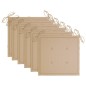 vidaXL Gartenstühle 6 Stk. mit Beigen Kissen Massivholz Teak vidaXL Gartenstühle 6 Stk. mit Beigen Kissen Massivholz Teak