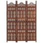 vidaXL 3-tlg. Raumteiler Handgeschnitzt Braun 120×165 cm Mangoholz vidaXL 3-tlg. Raumteiler Handgeschnitzt Braun 120×165 cm Mangoholz