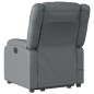 vidaXL Massagesessel mit Aufstehhilfe Grau Kunstleder vidaXL Massagesessel mit Aufstehhilfe Grau Kunstleder
