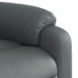 vidaXL Massagesessel mit Aufstehhilfe Grau Kunstleder vidaXL Massagesessel mit Aufstehhilfe Grau Kunstleder