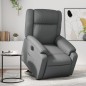 vidaXL Massagesessel mit Aufstehhilfe Elektrisch Grau Kunstleder vidaXL Massagesessel mit Aufstehhilfe Elektrisch Grau Kunstleder