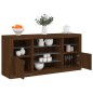 vidaXL Sideboard mit LED-Leuchten Braun Eichen-Optik 142,5x37x67 cm vidaXL Sideboard mit LED-Leuchten Braun Eichen-Optik 142,5x37x67 cm