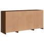 vidaXL Sideboard mit LED-Leuchten Braun Eichen-Optik 142,5x37x67 cm vidaXL Sideboard mit LED-Leuchten Braun Eichen-Optik 142,5x37x67 cm