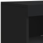 vidaXL Sideboards mit LED-Leuchten 3 Stk. Schwarz Holzwerkstoff vidaXL Sideboards mit LED-Leuchten 3 Stk. Schwarz Holzwerkstoff