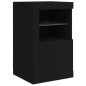 vidaXL Sideboard mit LED-Leuchten Schwarz 164x37x67 cm vidaXL Sideboard mit LED-Leuchten Schwarz 164x37x67 cm
