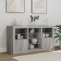 vidaXL Sideboard mit LED-Leuchten Grau Sonoma 123x37x67 cm vidaXL Sideboard mit LED-Leuchten Grau Sonoma 123x37x67 cm