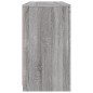 vidaXL Sideboard mit LED-Leuchten Grau Sonoma 123x37x67 cm vidaXL Sideboard mit LED-Leuchten Grau Sonoma 123x37x67 cm