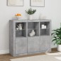 vidaXL Sideboards mit LED-Leuchten 3 Stk. Betongrau Holzwerkstoff vidaXL Sideboards mit LED-Leuchten 3 Stk. Betongrau Holzwerkstoff