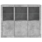 vidaXL Sideboards mit LED-Leuchten 3 Stk. Betongrau Holzwerkstoff vidaXL Sideboards mit LED-Leuchten 3 Stk. Betongrau Holzwerkstoff