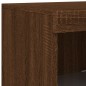 vidaXL Sideboards mit LED-Leuchten 3 Stk. Braun Eichen-Optik vidaXL Sideboards mit LED-Leuchten 3 Stk. Braun Eichen-Optik