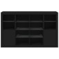 vidaXL Sideboards mit LED-Leuchten 3 Stk. Schwarz Holzwerkstoff vidaXL Sideboards mit LED-Leuchten 3 Stk. Schwarz Holzwerkstoff