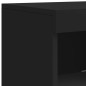 vidaXL Sideboards mit LED-Leuchten 3 Stk. Schwarz Holzwerkstoff vidaXL Sideboards mit LED-Leuchten 3 Stk. Schwarz Holzwerkstoff
