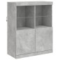 vidaXL Sideboards mit LED-Leuchten 3 Stk. Betongrau Holzwerkstoff vidaXL Sideboards mit LED-Leuchten 3 Stk. Betongrau Holzwerkstoff