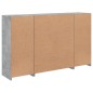vidaXL Sideboards mit LED-Leuchten 3 Stk. Betongrau Holzwerkstoff vidaXL Sideboards mit LED-Leuchten 3 Stk. Betongrau Holzwerkstoff
