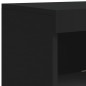 vidaXL Sideboards mit LED-Leuchten 3 Stk. Schwarz Holzwerkstoff vidaXL Sideboards mit LED-Leuchten 3 Stk. Schwarz Holzwerkstoff