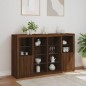 vidaXL Sideboards mit LED-Leuchten 3 Stk. Braun Eichen-Optik vidaXL Sideboards mit LED-Leuchten 3 Stk. Braun Eichen-Optik