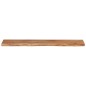 vidaXL Wandregal 110x20x2,5 cm Rechteckig Massivholz Akazie Baumkante