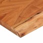 vidaXL Wandregal 110x30x2,5 cm Rechteckig Massivholz Akazie Baumkante vidaXL Wandregal 110x30x2,5 cm Rechteckig Massivholz Akazie Baumkante