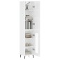 Highboard Hochglanz-Weiß 34,5x34x180 cm Holzwerkstoff Highboard Hochglanz-Weiß 34,5x34x180 cm Holzwerkstoff