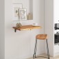 vidaXL Wandregal 60x40x2,5 cm Rechteckig Massivholz Akazie Baumkante vidaXL Wandregal 60x40x2,5 cm Rechteckig Massivholz Akazie Baumkante