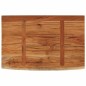 vidaXL Wandregal 60x40x2,5 cm Rechteckig Massivholz Akazie Baumkante vidaXL Wandregal 60x40x2,5 cm Rechteckig Massivholz Akazie Baumkante