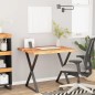 vidaXL Schreibtischplatte 110x80x2,5 cm Massivholz Akazie Baumkante vidaXL Schreibtischplatte 110x80x2,5 cm Massivholz Akazie Baumkante