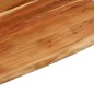 vidaXL Schreibtischplatte 110x80x2,5 cm Massivholz Akazie Baumkante vidaXL Schreibtischplatte 110x80x2,5 cm Massivholz Akazie Baumkante