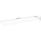 vidaXL Wandregal 100x20x3,8 cm Rechteckig Massivholz Akazie Baumkante vidaXL Wandregal 100x20x3,8 cm Rechteckig Massivholz Akazie Baumkante