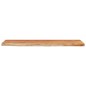 vidaXL Wandregal 80x20x3,8 cm Rechteckig Massivholz Akazie Baumkante vidaXL Wandregal 80x20x3,8 cm Rechteckig Massivholz Akazie Baumkante