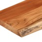 vidaXL Wandregal 80x20x3,8 cm Rechteckig Massivholz Akazie Baumkante vidaXL Wandregal 80x20x3,8 cm Rechteckig Massivholz Akazie Baumkante