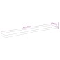 vidaXL Wandregal 180x20x3,8 cm Rechteckig Massivholz Akazie Baumkante vidaXL Wandregal 180x20x3,8 cm Rechteckig Massivholz Akazie Baumkante
