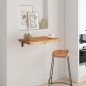 vidaXL Wandregal 70x40x3,8 cm Rechteckig Massivholz Akazie Baumkante vidaXL Wandregal 70x40x3,8 cm Rechteckig Massivholz Akazie Baumkante