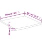 vidaXL Waschtischplatte 60x60x3,8 cm Quadratisch Massivholz Akazie vidaXL Waschtischplatte 60x60x3,8 cm Quadratisch Massivholz Akazie