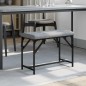 vidaXL Essbank Hellgrau 62x32x45 cm Stahl und Stoff vidaXL Essbank Hellgrau 62x32x45 cm Stahl und Stoff