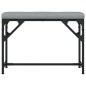 vidaXL Essbank Hellgrau 62x32x45 cm Stahl und Stoff vidaXL Essbank Hellgrau 62x32x45 cm Stahl und Stoff