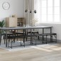 vidaXL Essbank Schwarz 248x32x45 cm Stahl und Kunstleder vidaXL Essbank Schwarz 248x32x45 cm Stahl und Kunstleder