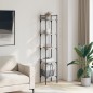 vidaXL Bücherregal 5 Böden Grau Sonoma 35x30x174 cm Holzwerkstoff vidaXL Bücherregal 5 Böden Grau Sonoma 35x30x174 cm Holzwerkstoff