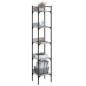 vidaXL Bücherregal 5 Böden Grau Sonoma 35x30x174 cm Holzwerkstoff vidaXL Bücherregal 5 Böden Grau Sonoma 35x30x174 cm Holzwerkstoff