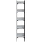 vidaXL Bücherregal 5 Böden Grau Sonoma 35x30x174 cm Holzwerkstoff vidaXL Bücherregal 5 Böden Grau Sonoma 35x30x174 cm Holzwerkstoff