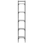 vidaXL Bücherregal 5 Böden Grau Sonoma 35x30x174 cm Holzwerkstoff vidaXL Bücherregal 5 Böden Grau Sonoma 35x30x174 cm Holzwerkstoff