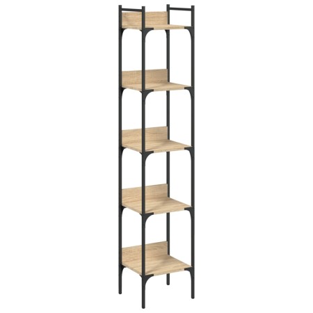 vidaXL Bücherregal 5 Böden Sonoma-Eiche 35x30x174 cm Holzwerkstoff