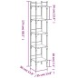 vidaXL Bücherregal 5 Böden Sonoma-Eiche 35x30x174 cm Holzwerkstoff vidaXL Bücherregal 5 Böden Sonoma-Eiche 35x30x174 cm Holzwerkstoff