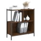 vidaXL Bücherregal Braun Eichen-Optik 72x28x77,5 cm Holzwerkstoff vidaXL Bücherregal Braun Eichen-Optik 72x28x77,5 cm Holzwerkstoff