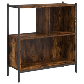 vidaXL Bücherregal Räuchereiche 72x28x77,5 cm Holzwerkstoff