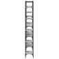 vidaXL Bücherregal Grau Sonoma 155,5x24x166,5 cm Holzwerkstoff vidaXL Bücherregal Grau Sonoma 155,5x24x166,5 cm Holzwerkstoff