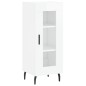 Highboard Hochglanz-Weiß 34,5x34x180 cm Holzwerkstoff Highboard Hochglanz-Weiß 34,5x34x180 cm Holzwerkstoff
